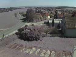 Vjezd do obce ze severu