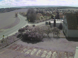 Vjezd do obce ze severu