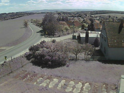 Vjezd do obce ze severu