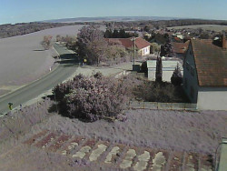 Vjezd do obce ze severu