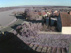 Vjezd do obce ze severu