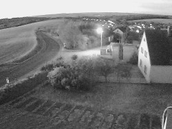 Vjezd do obce ze severu