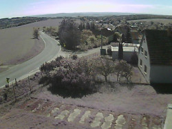 Vjezd do obce ze severu