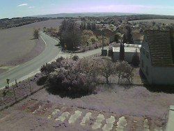 Vjezd do obce ze severu