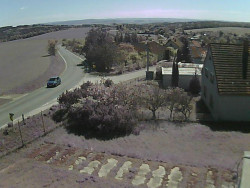 Vjezd do obce ze severu