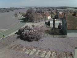 Vjezd do obce ze severu