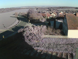 Vjezd do obce ze severu