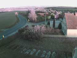 Vjezd do obce ze severu