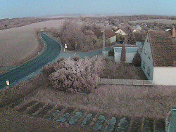 Vjezd do obce ze severu