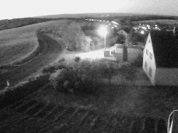 Vjezd do obce ze severu