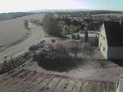 Vjezd do obce ze severu