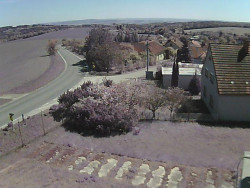 Vjezd do obce ze severu