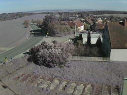 Vjezd do obce ze severu