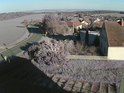 Vjezd do obce ze severu