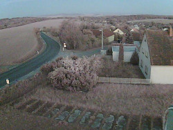 Vjezd do obce ze severu