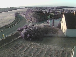 Obec Ježkovice - Vjezd do obce ze severu - 27.5.2026 v 05:45 Obec Ježkovice - Vjezd do obce ze severu - 27.5.2026 v 05:45