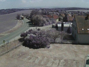 Obec Ježkovice - Vjezd do obce ze severu - 27.5.2026 v 13:45 Obec Ježkovice - Vjezd do obce ze severu - 27.5.2026 v 13:45