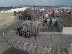 Eingang ins Dorf von Norden