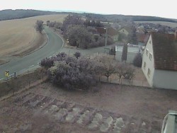 Wjazd do miejscowości od północy
