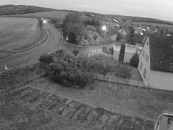 Vjezd do obce ze severu