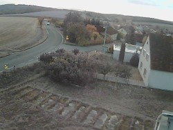 Eingang ins Dorf von Norden
