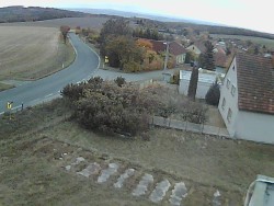 Vjezd do obce ze severu
