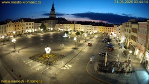 Město Kroměříž - Velké náměstí - 31.5.2026 v 03:45 Město Kroměříž - Velké náměstí - 31.5.2026 v 03:45