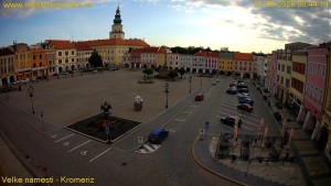Město Kroměříž - Velké náměstí - 31.5.2026 v 06:45 Město Kroměříž - Velké náměstí - 31.5.2026 v 06:45