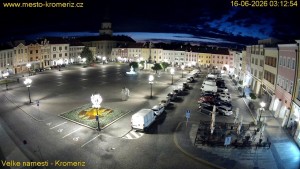 Město Kroměříž - Velké náměstí - 16.6.2026 v 03:15 Město Kroměříž - Velké náměstí - 16.6.2026 v 03:15