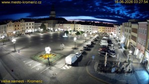 Město Kroměříž - Velké náměstí - 16.6.2026 v 03:30 Město Kroměříž - Velké náměstí - 16.6.2026 v 03:30