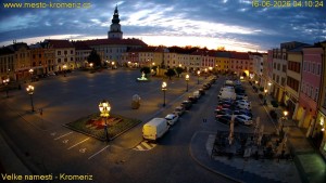 Město Kroměříž - Velké náměstí - 16.6.2026 v 04:15 Město Kroměříž - Velké náměstí - 16.6.2026 v 04:15