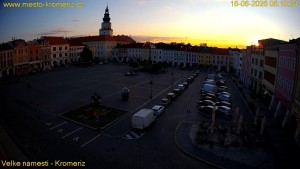 Město Kroměříž - Velké náměstí - 16.6.2026 v 05:15 Město Kroměříž - Velké náměstí - 16.6.2026 v 05:15