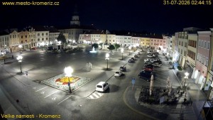 Město Kroměříž - Velké náměstí - 31.7.2026 v 02:45 Město Kroměříž - Velké náměstí - 31.7.2026 v 02:45
