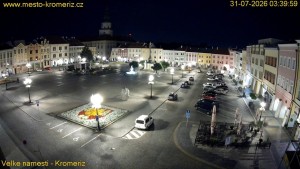 Město Kroměříž - Velké náměstí - 31.7.2026 v 03:45 Město Kroměříž - Velké náměstí - 31.7.2026 v 03:45