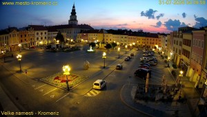 Město Kroměříž - Velké náměstí - 31.7.2026 v 04:45 Město Kroměříž - Velké náměstí - 31.7.2026 v 04:45