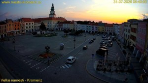 Město Kroměříž - Velké náměstí - 31.7.2026 v 05:45 Město Kroměříž - Velké náměstí - 31.7.2026 v 05:45