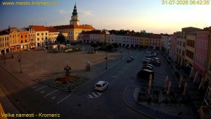 Město Kroměříž - Velké náměstí - 31.7.2026 v 06:45 Město Kroměříž - Velké náměstí - 31.7.2026 v 06:45