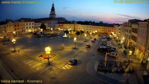 Town of Kroměříž - Velké náměstí - 1.8.2026 v 04:45 Town of Kroměříž - Velké náměstí - 1.8.2026 v 04:45