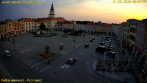 Town of Kroměříž - Velké náměstí - 1.8.2026 v 05:45 Town of Kroměříž - Velké náměstí - 1.8.2026 v 05:45