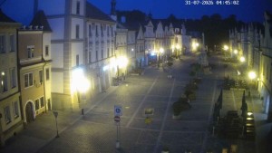 Stadt Třeboň - Masaryk-Platz - 31.7.2026 v 04:45 Stadt Třeboň - Masaryk-Platz - 31.7.2026 v 04:45