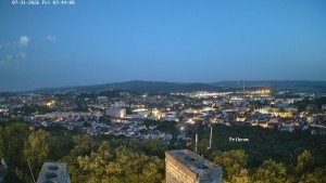 Stadt Příbram - Heiliger Berg,Panorama - 31.7.2026 v 04:45 Stadt Příbram - Heiliger Berg,Panorama - 31.7.2026 v 04:45