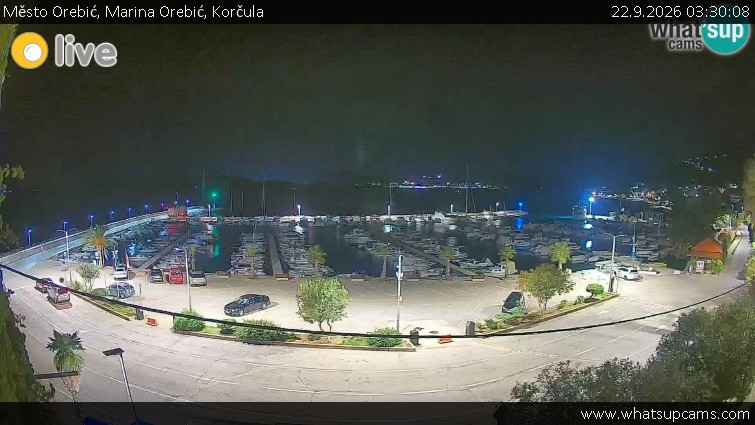 Město Orebić - Marina Orebić, Korčula - 22.9.2026 v 03:30
