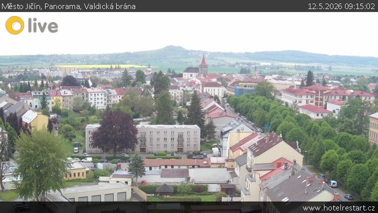 Město Jičín - Panorama, Valdická brána - 12.5.2026 v 09:15