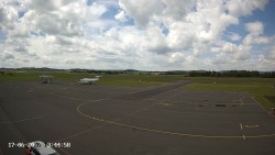 Taxiway C, gas station, runway