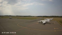 Taxiway C, gas station, runway