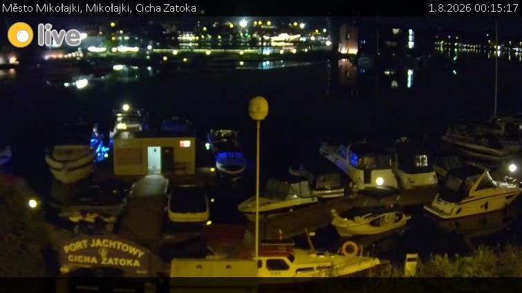 Stadt Mikołajki - Nikolaustag, Ruhige Bucht - 1.8.2026 v 00:15