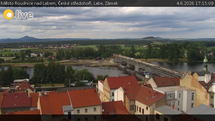 Město Roudnice nad Labem - České středohoří, Labe, Zámek - 4.6.2026 v 17:15