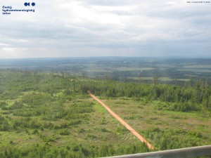 Kopec Praha - Meteoradar Brdy - 9.6.2026 v 07:45 Kopec Praha - Meteoradar Brdy - 9.6.2026 v 07:45