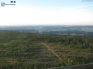 Kopec Praha - Meteoradar Brdy - 16.6.2026 v 05:45 Kopec Praha - Meteoradar Brdy - 16.6.2026 v 05:45