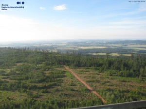 Kopec Praha - Meteoradar Brdy - 16.6.2026 v 06:45 Kopec Praha - Meteoradar Brdy - 16.6.2026 v 06:45
